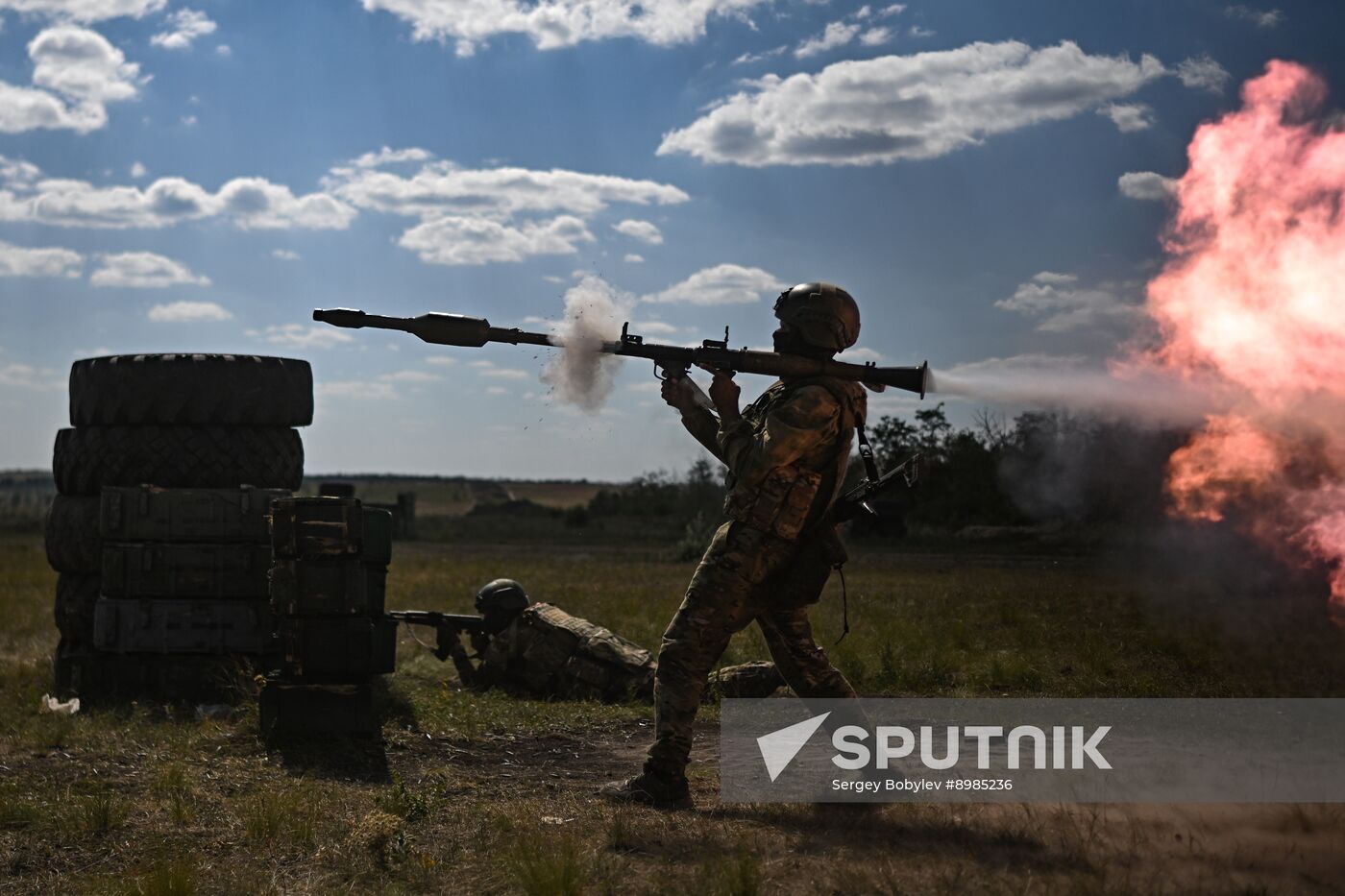 Russia Ukraine Military Operation Troops Training