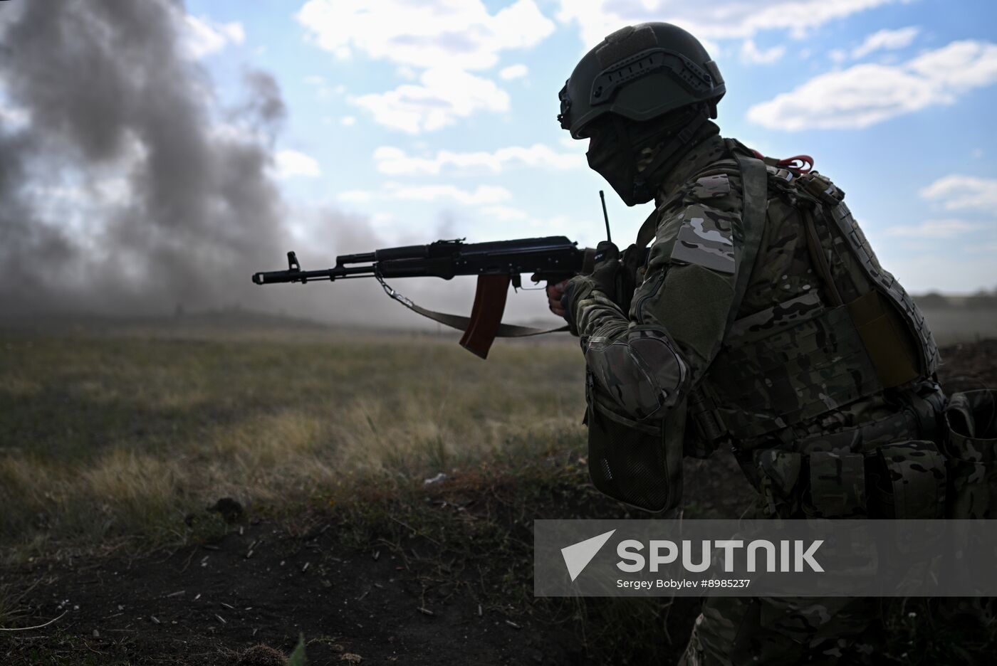 Russia Ukraine Military Operation Troops Training