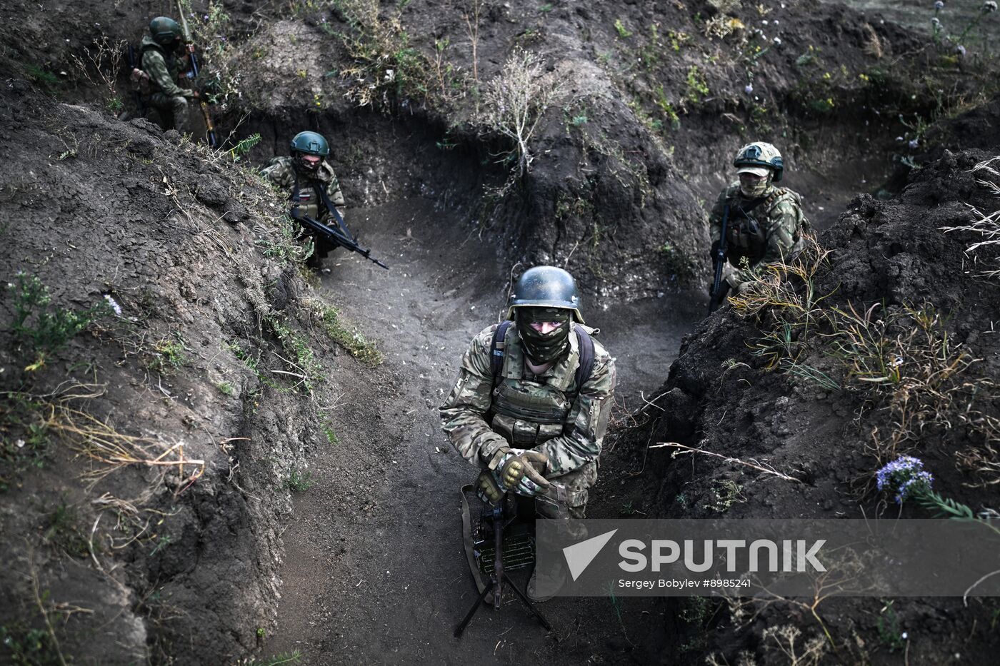 Russia Ukraine Military Operation Troops Training