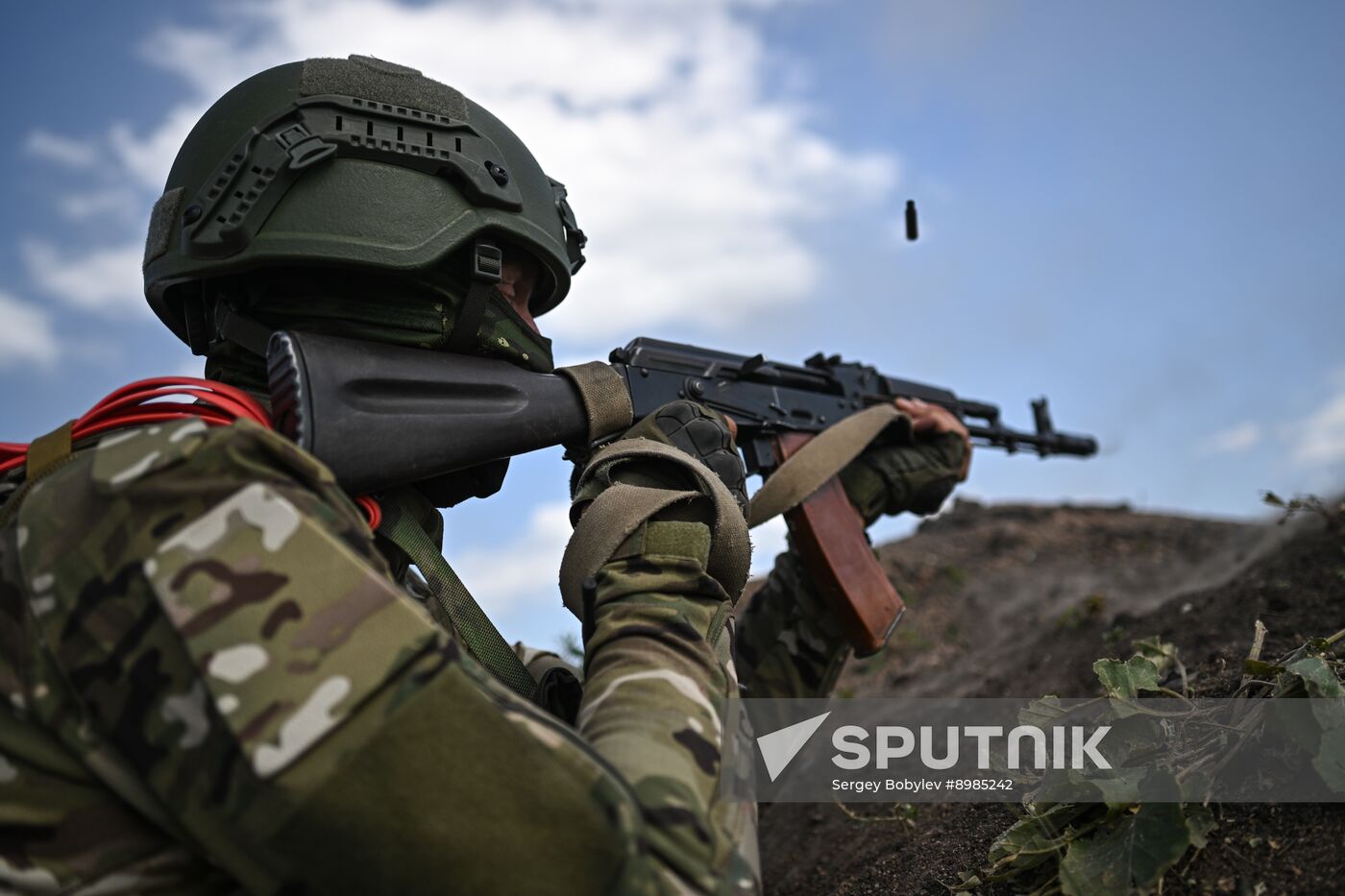 Russia Ukraine Military Operation Troops Training