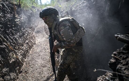 Russia Ukraine Military Operation Troops Training