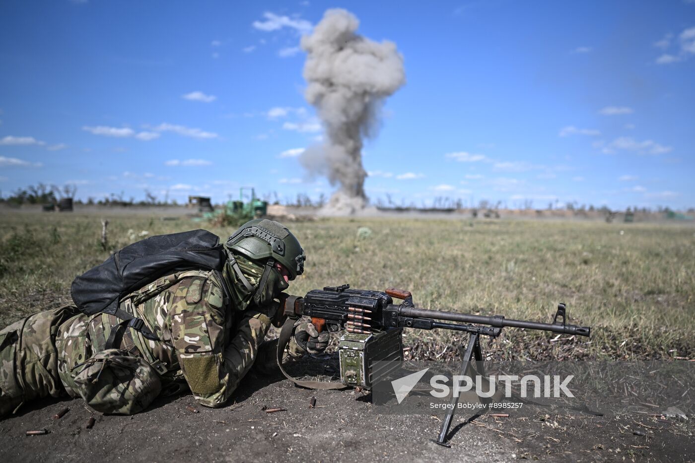Russia Ukraine Military Operation Troops Training