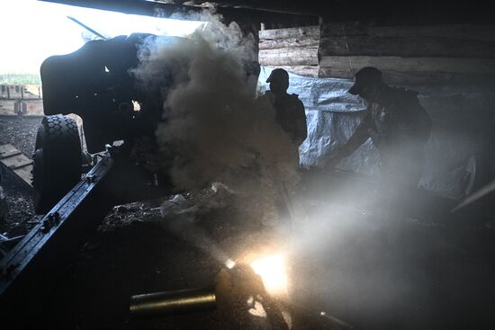 Russia Ukraine Military Operation Troops Training