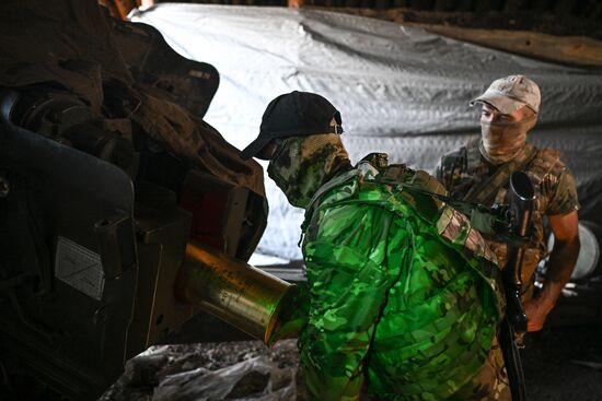 Russia Ukraine Military Operation Troops Training