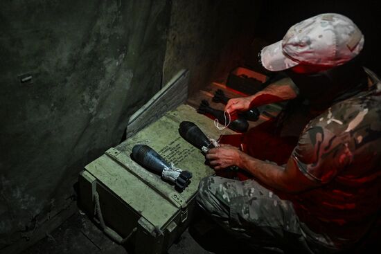 Russia Ukraine Military Operation Troops Training