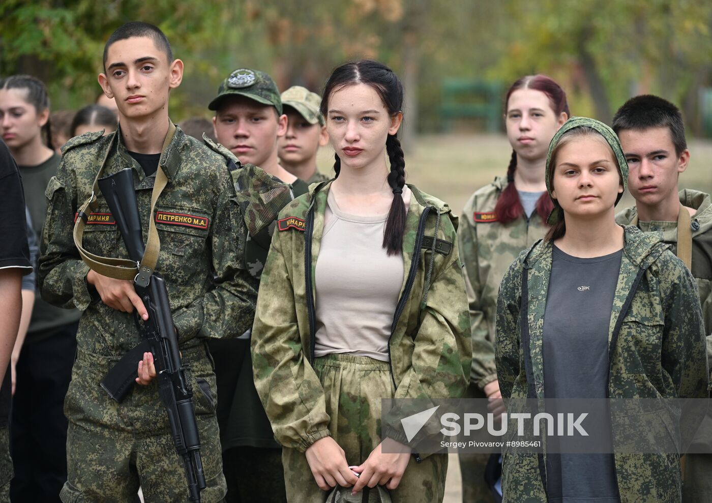 Russia Cossack Youth Military Training
