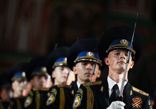 Russia Military Music Festival Rehearsal