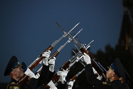Russia Military Music Festival Rehearsal