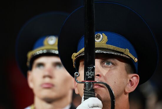 Russia Military Music Festival Rehearsal