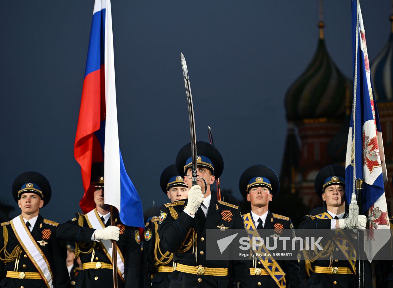 Russia Military Music Festival Rehearsal