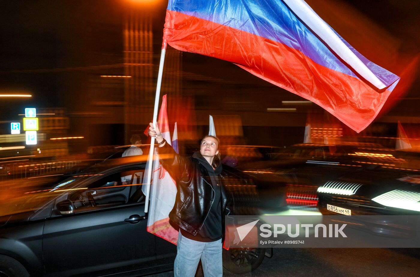 Russia National Flag Day Car Rally