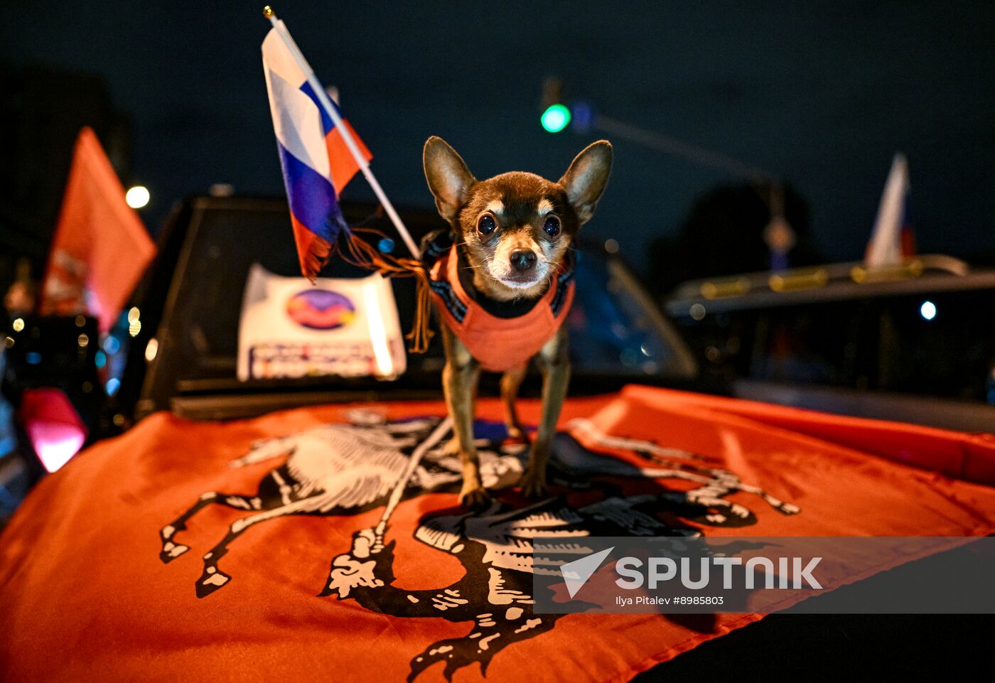Russia National Flag Day Car Rally