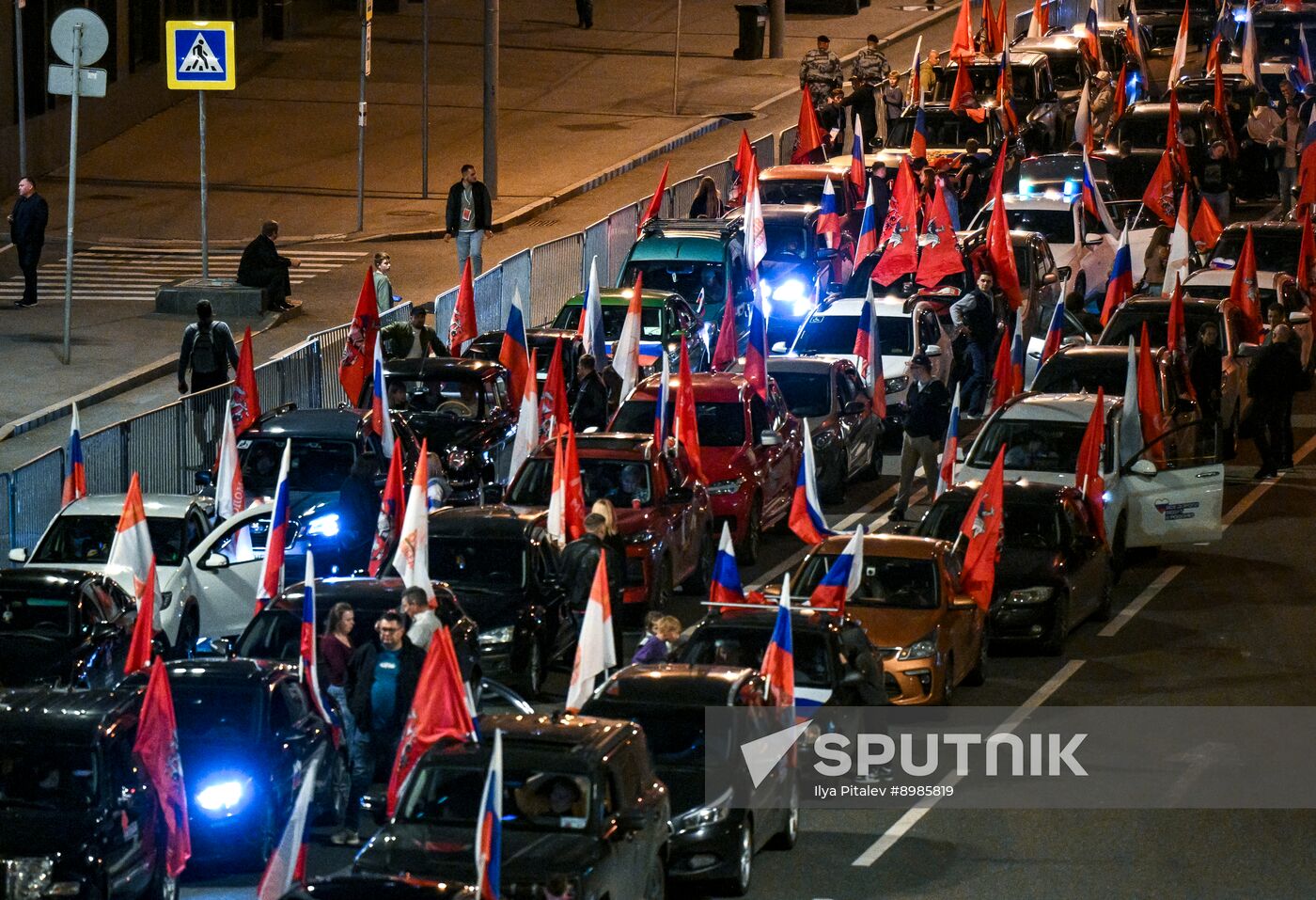 Russia National Flag Day Car Rally