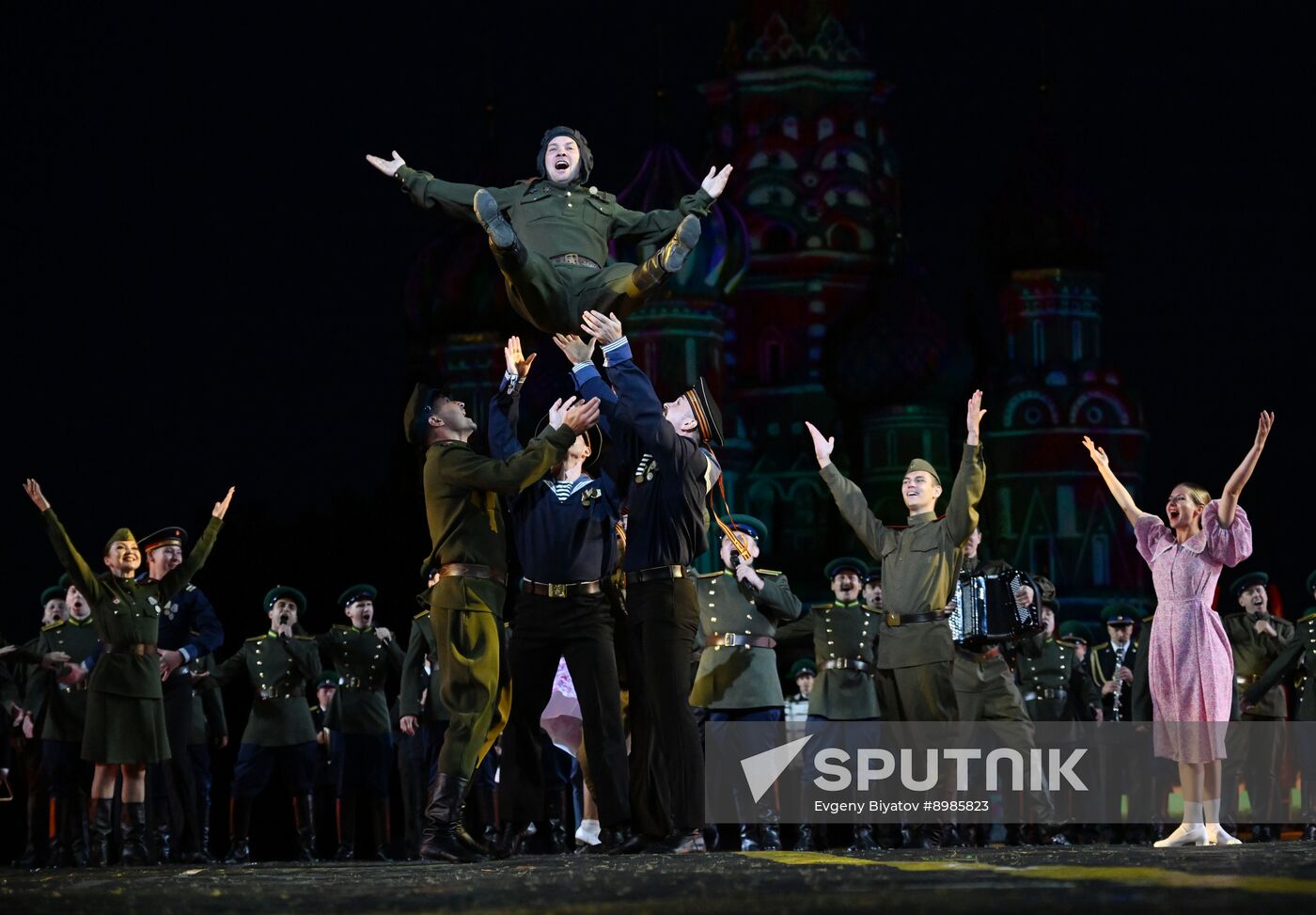 Russia Military Music Festival Rehearsal