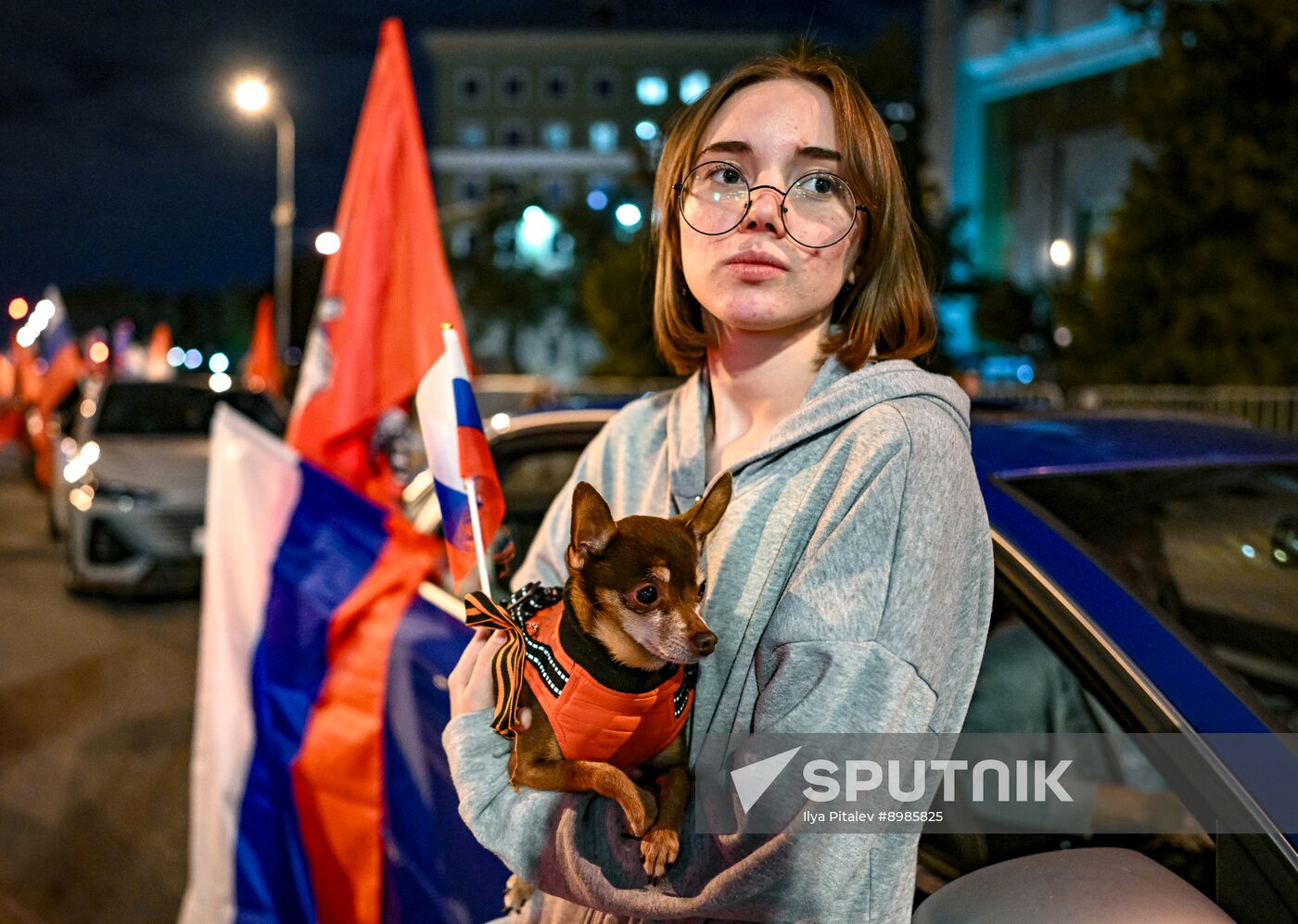 Russia National Flag Day Car Rally