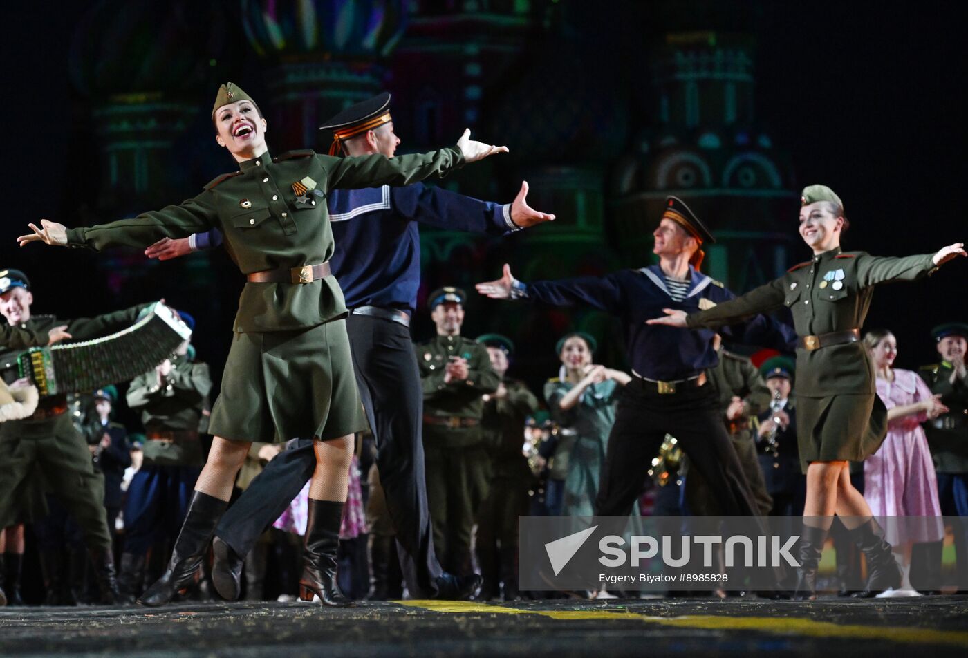 Russia Military Music Festival Rehearsal