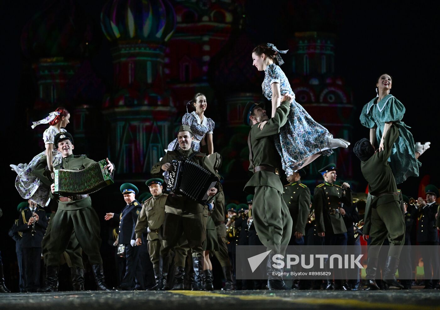 Russia Military Music Festival Rehearsal