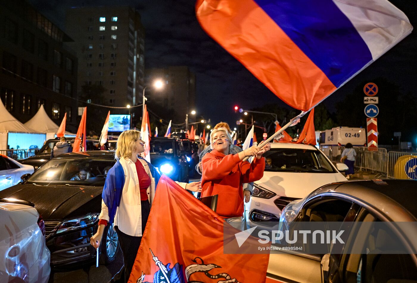 Russia National Flag Day Car Rally