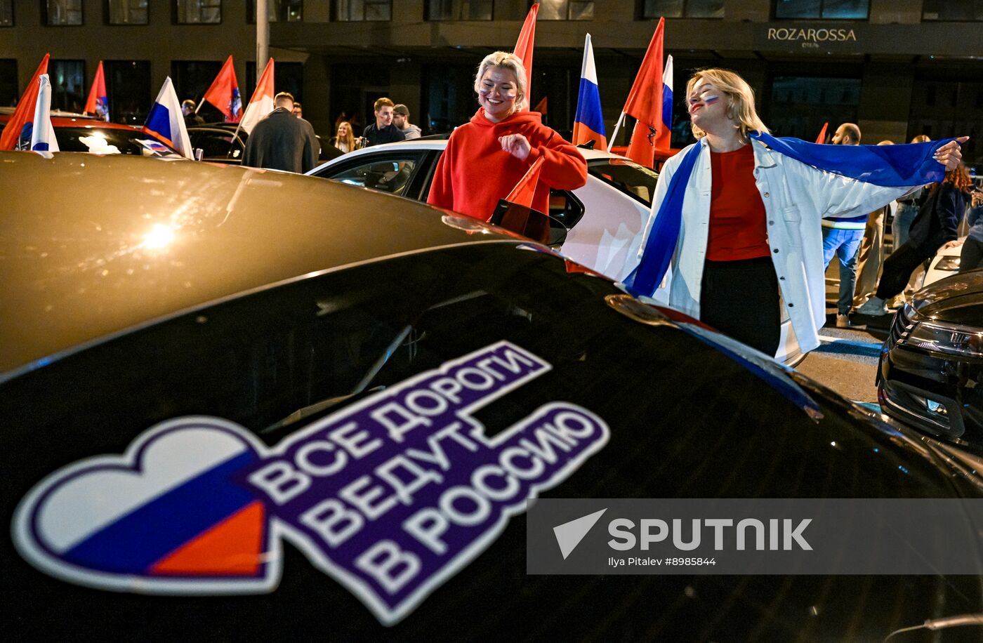 Russia National Flag Day Car Rally