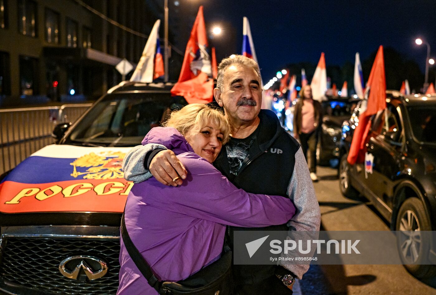 Russia National Flag Day Car Rally