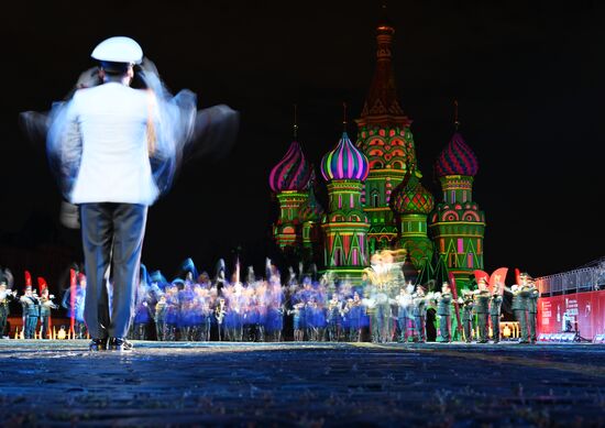 Russia Military Music Festival Rehearsal