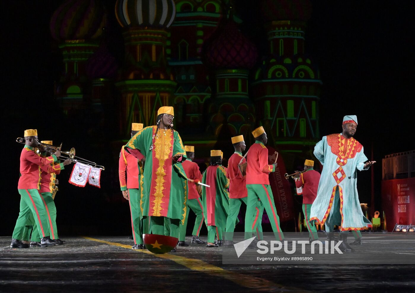 Russia Military Music Festival Rehearsal