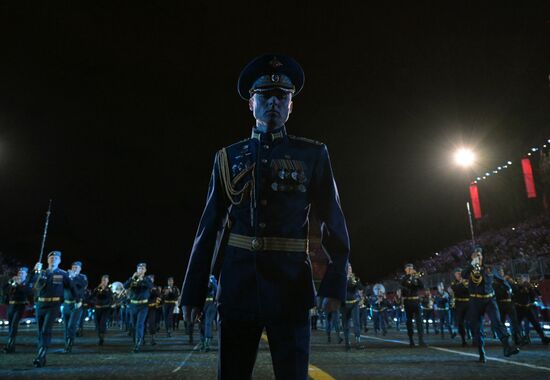 Russia Military Music Festival Rehearsal