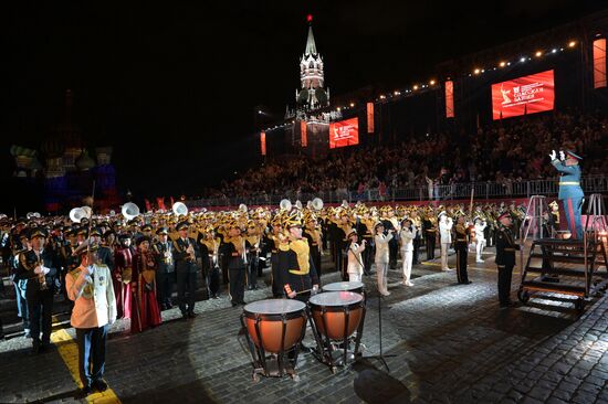 Russia Military Music Festival Rehearsal