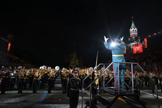 Russia Military Music Festival Rehearsal
