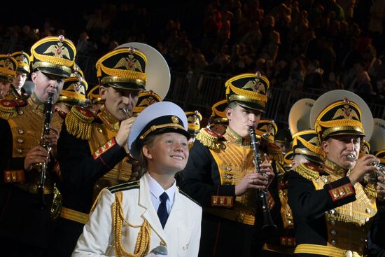 Russia Military Music Festival Rehearsal