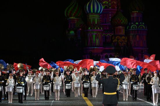 Russia Military Music Festival Rehearsal