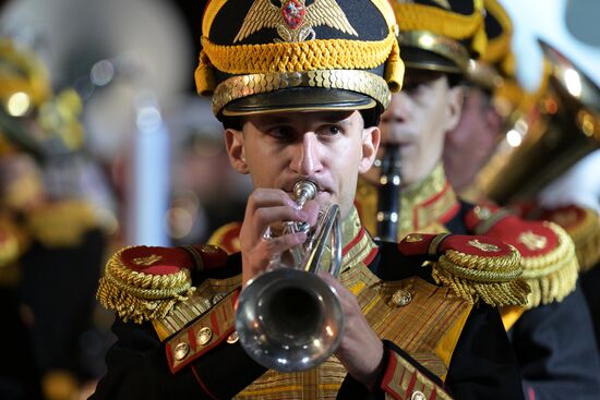 Russia Military Music Festival Rehearsal