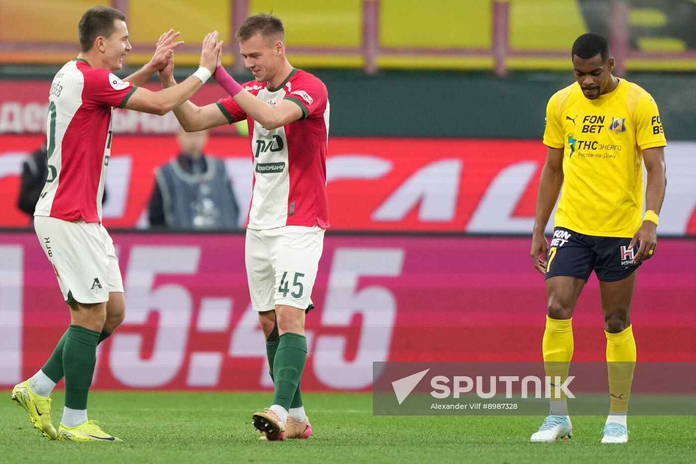 Russia Soccer Premier-League Lokomotiv - Rostov