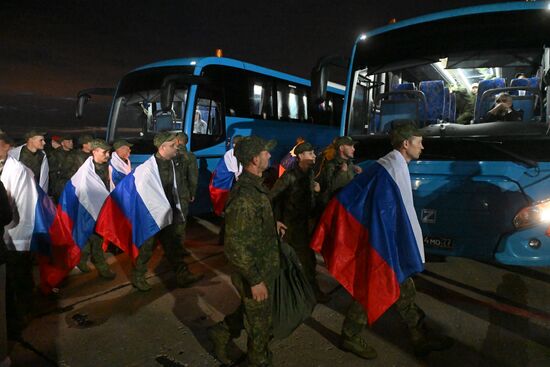 Russia Ukraine Military Operation POWs Exchange