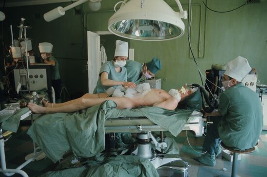 Implanting an artificial heart valve