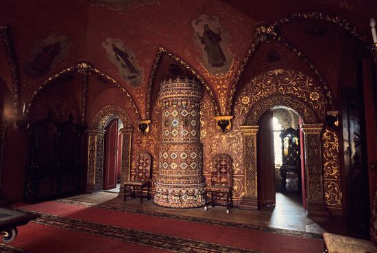 Moscow Kremlin. Patriarch's Hall of the Terem Palace