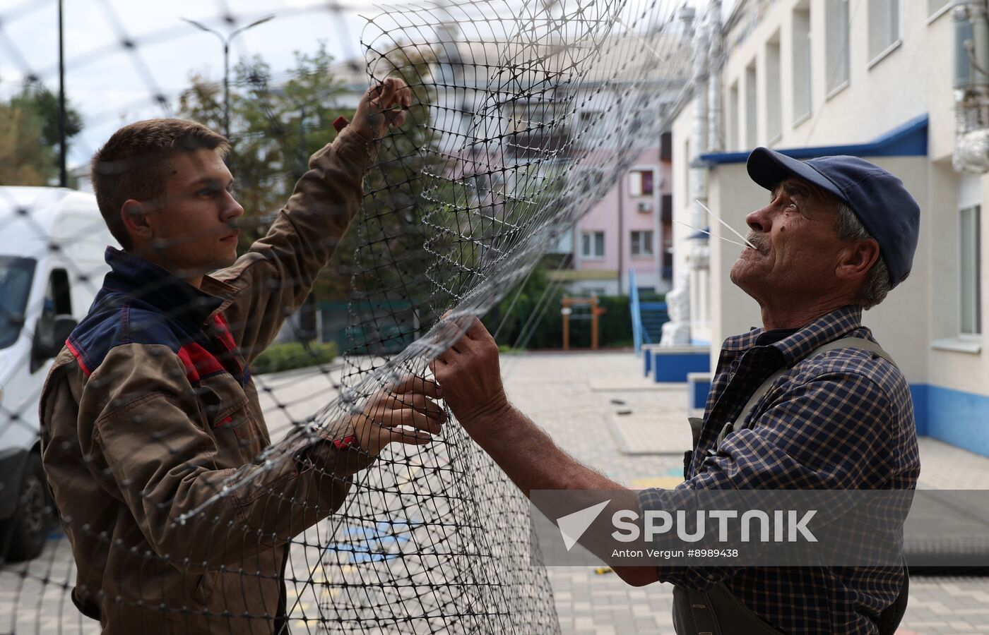 Russia Belgorod Anti Drone Netting