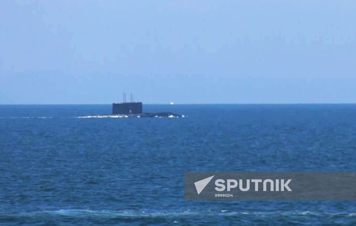 Pacific Ocean China Russia Submarine Joint Patrol