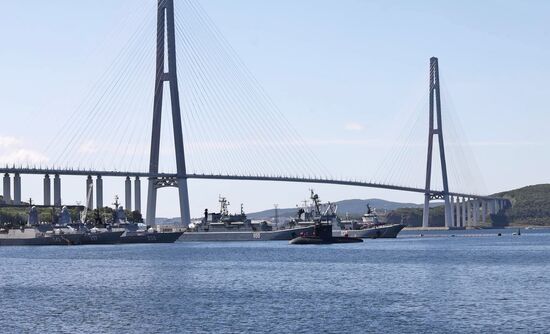 Pacific Ocean China Russia Submarine Joint Patrol