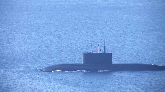 Pacific Ocean China Russia Submarine Joint Patrol