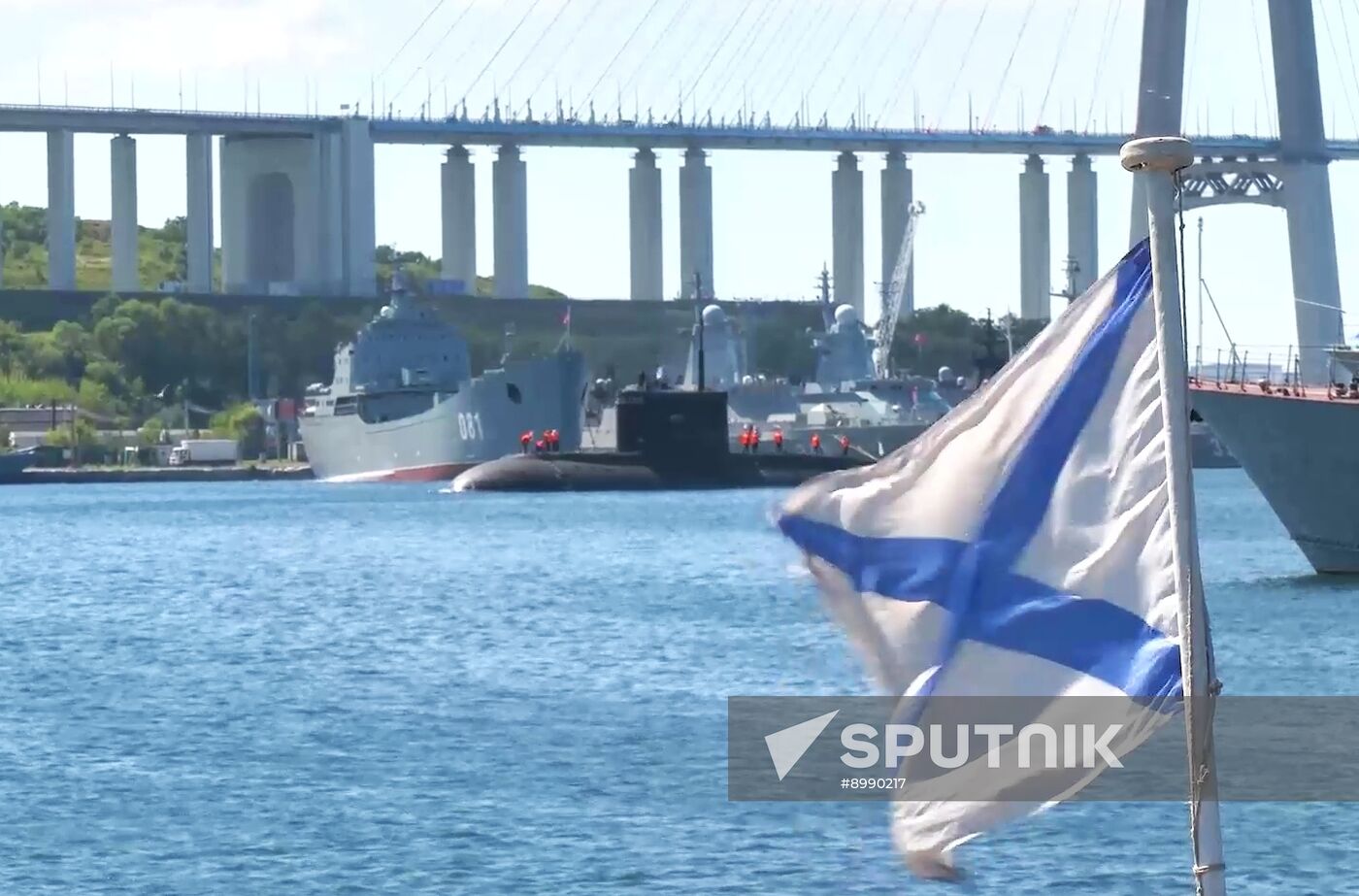 Pacific Ocean China Russia Submarine Joint Patrol