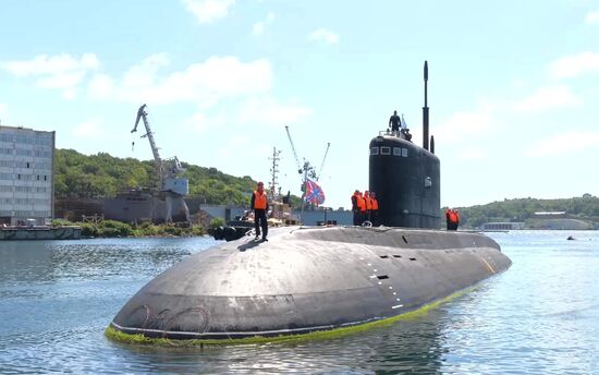Pacific Ocean China Russia Submarine Joint Patrol