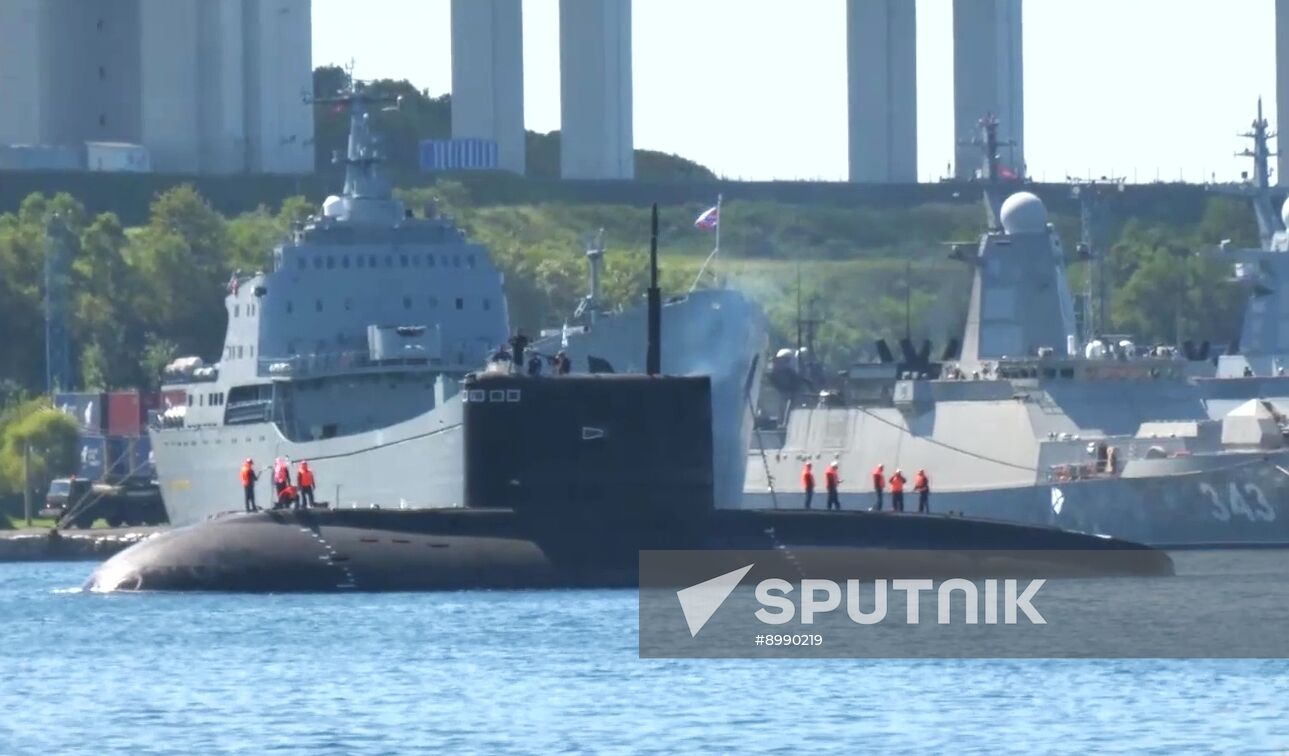 Pacific Ocean China Russia Submarine Joint Patrol