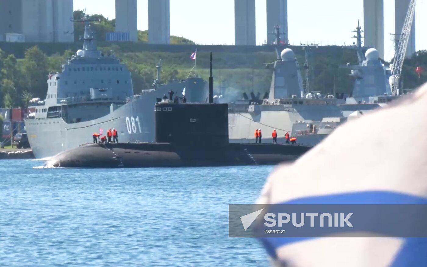 Pacific Ocean China Russia Submarine Joint Patrol