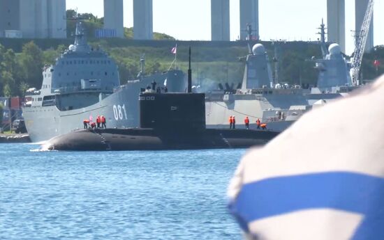 Pacific Ocean China Russia Submarine Joint Patrol