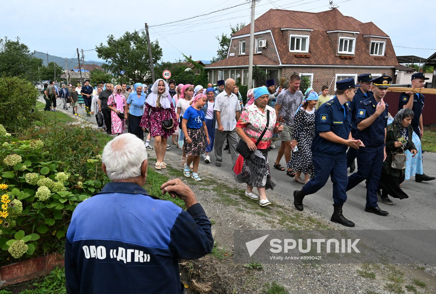 Russia Floods Religious Procession