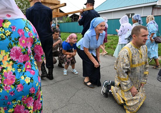 Russia Floods Religious Procession