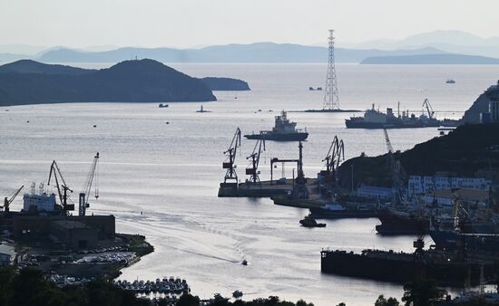 Russia Vladivostok Cityscapes