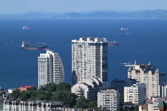Russia Vladivostok Cityscapes