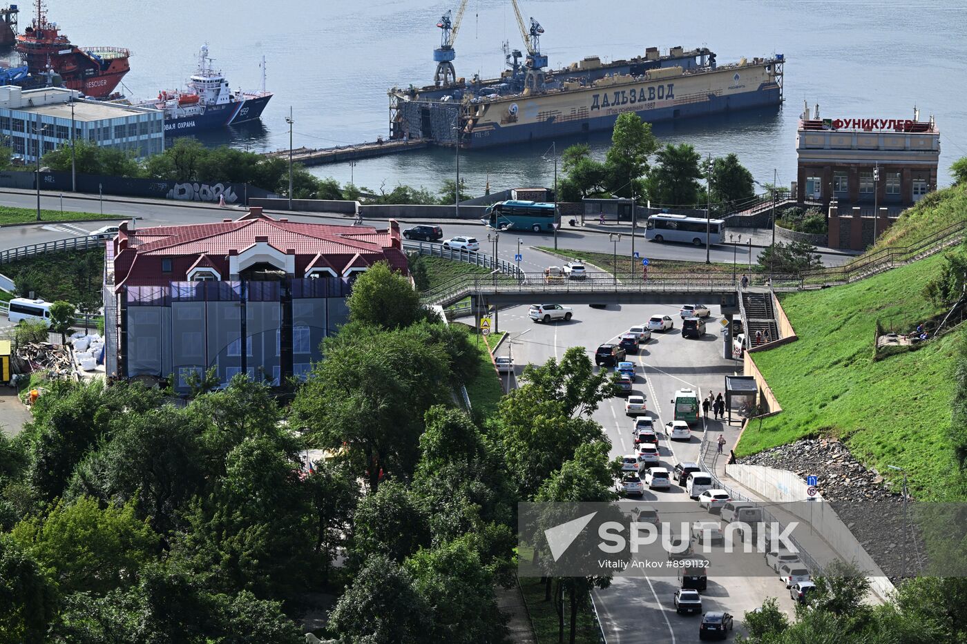 Russia Vladivostok Cityscapes